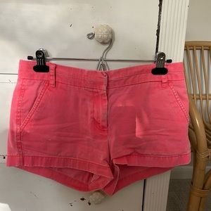 Size 4 J. Crew chinos coral